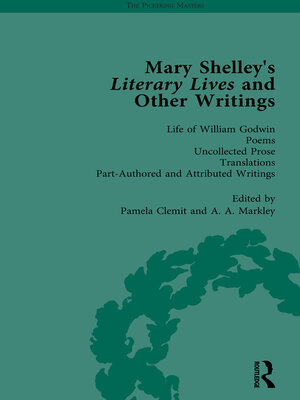 cover image of Mary Shelley's Literary Lives and Other Writings, Volume 4